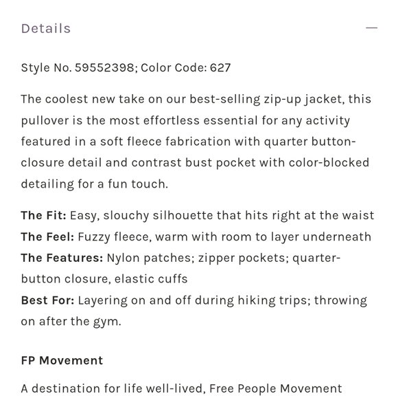 Free People Hit The Slopes Colorblock Pullover XS - Picture 4 of 5